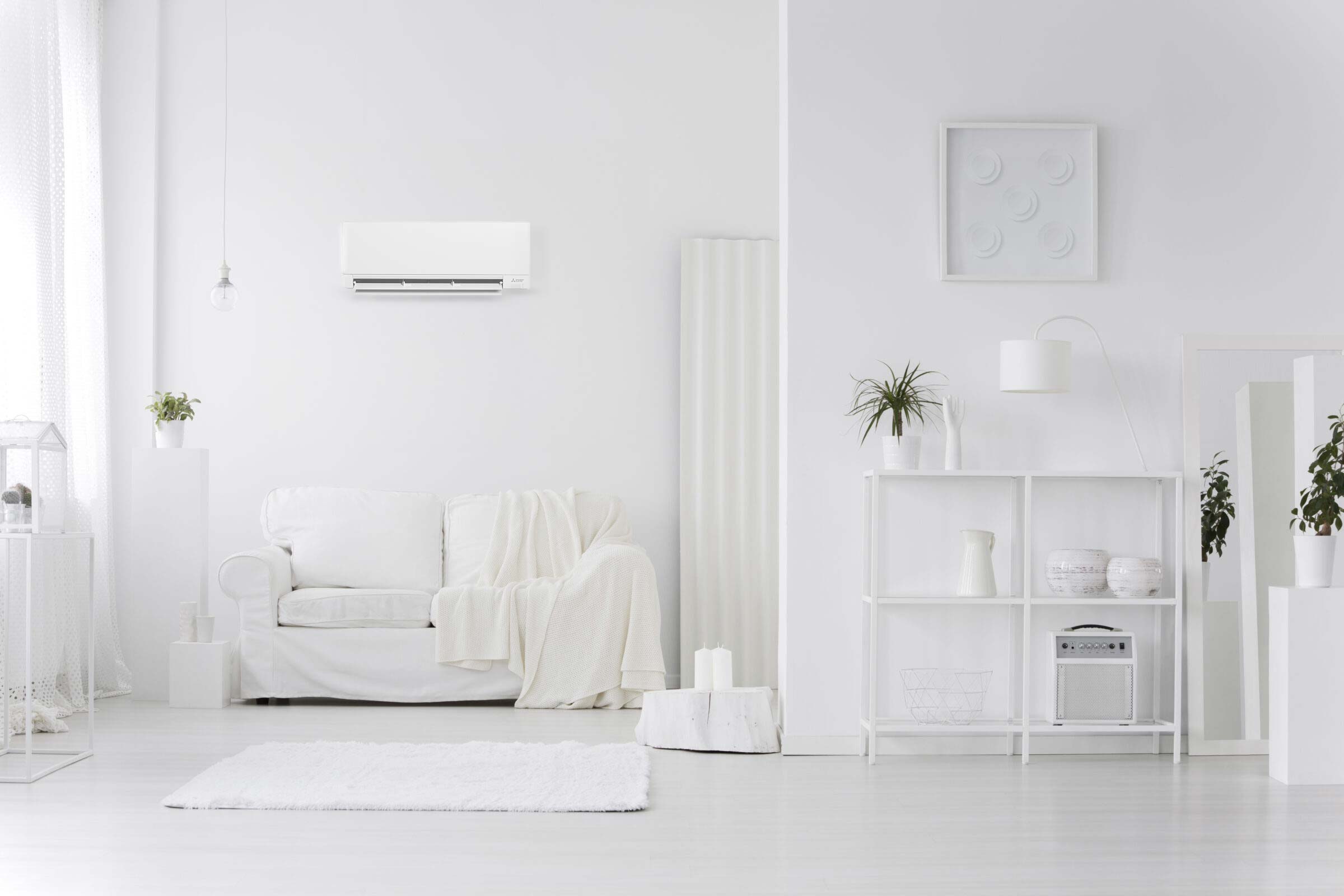 Minimalistisen tyylikäs ilmalämpöpumppu, Mitsubishi Electric AY.